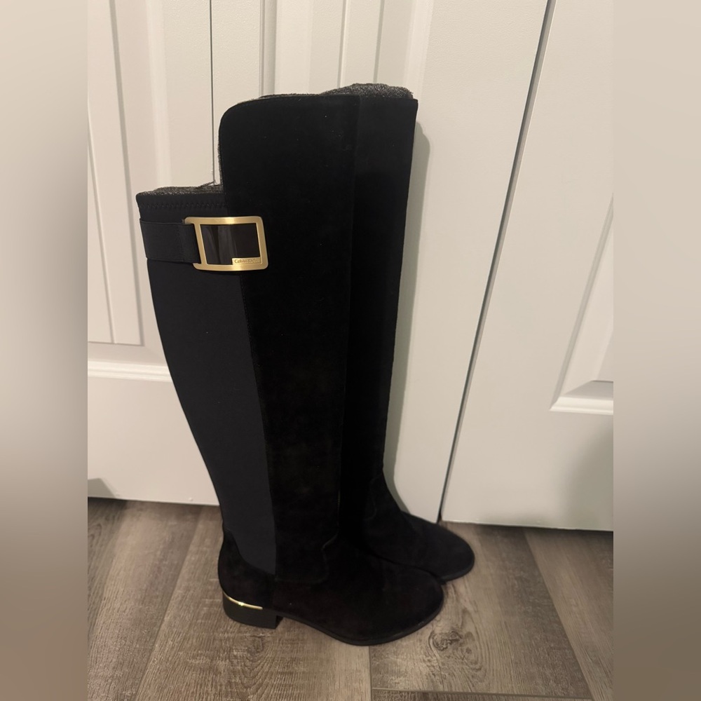 Calvin Klein knee high boots
